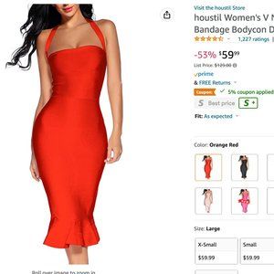 House of CB *Wholesaler* Red Bandage Dress